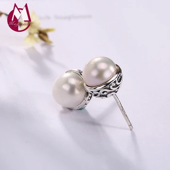 Custom Summer Natural freshwater pearl Stud Earring 100% 925 Sterling Silver Women Girls Earring Jewelry 2019 New statement E23
Custom Summer Natural freshwater pearl Stud Earring 100% 925 Sterling Silver Women Girls Earring Jewelry 2019 New statement E23