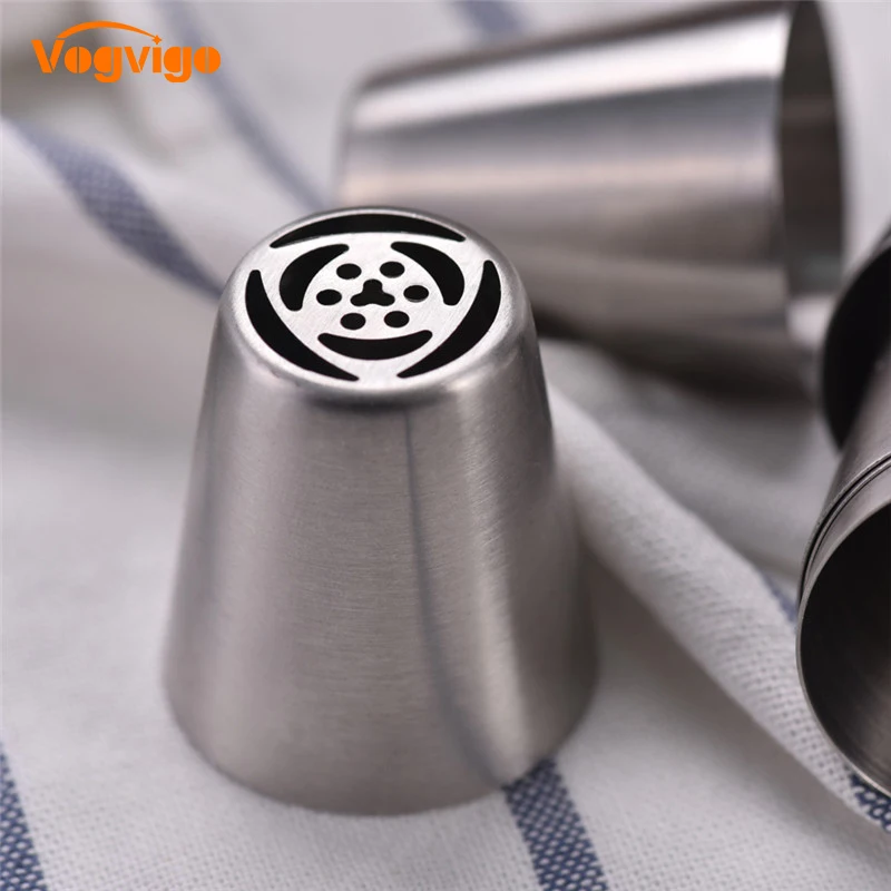 VOGVIGO New 1PC Nozzle Tips Icing Piping Nozzle Cake Tools Stainless Steel Cake Decorating Tools
VOGVIGO New 1PC Nozzle Tips Icing Piping Nozzle Cake Tools Stainless Steel Cake Decorating Tools