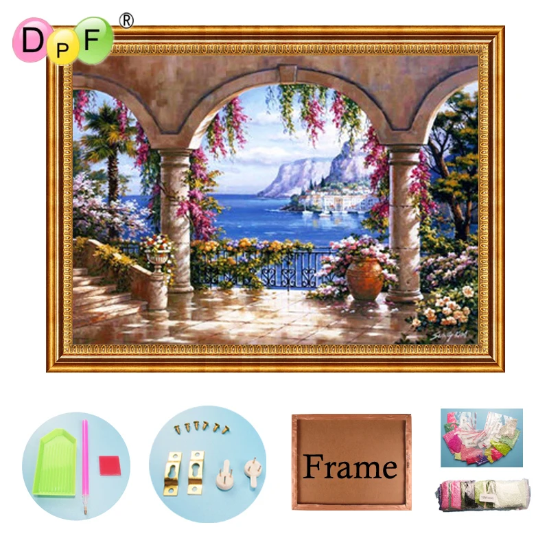 DPF diamonds picture Seaside scenery and framed diamonds painted cross stitch home decor full round diamonds
DPF diamonds picture Seaside scenery and framed diamonds painted cross stitch home decor full round diamonds