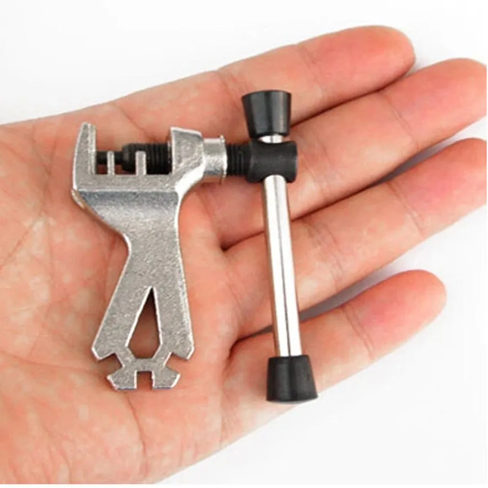 Mini Portable Bike Bicycle Chain Splitter Breaker Repair Rivet Remover Tool Spoke Tightener Anti slip durable bike Repair Tool
Mini Portable Bike Bicycle Chain Splitter Breaker Repair Rivet Remover Tool Spoke Tightener Anti slip durable bike Repair Tool