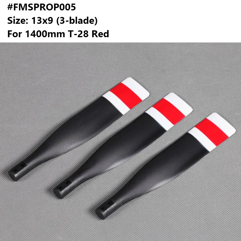 FMS 1400mm 1.4m T28 T-28 Red Propeller 13x9 inch 3 blade FMSPROP005 RC Airplane Model Hobby Plane Aircraft Spare Parts
FMS 1400mm 1.4m T28 T-28 Red Propeller 13x9 inch 3 blade FMSPROP005 RC Airplane Model Hobby Plane Aircraft Spare Parts