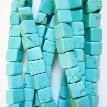 Sky Blue Turquoise Magnesite Cube Beads - 4 mm x 4 mm Gemstone Beads - Strand 16", 91 beads, A- Quality
Sky Blue Turquoise Magnesite Cube Beads - 4 mm x 4 mm Gemstone Beads - Strand 16", 91 beads, A- Quality