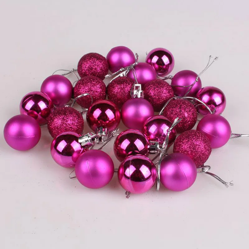 Dropshipping 24pcs 30mm Mini Christmas Balls Baubles Plastic Tree Hanging Decorations For Party MDP66
Dropshipping 24pcs 30mm Mini Christmas Balls Baubles Plastic Tree Hanging Decorations For Party MDP66