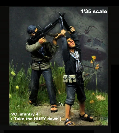 Unassambled 1/35 Infantry Take the Huey Down Soldier Resin figure miniature model kits Unpainted
Unassambled 1/35 Infantry Take the Huey Down Soldier Resin figure miniature model kits Unpainted