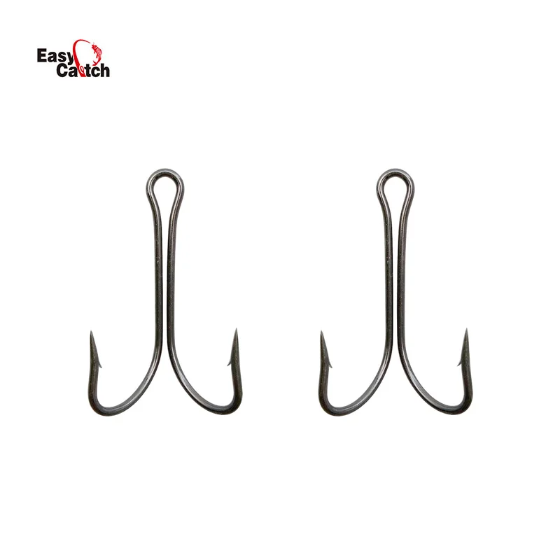 

100Pcs 9908 High Carbon Steel Double Fishing Hooks Small Fly Tying Double Fishing Hook For Jig Size 1 2 4 6 8 1/0 2/0 3/0 4/0