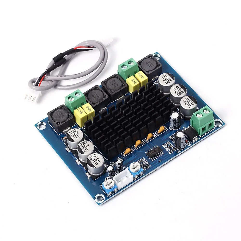 New TPA3116D2 Dual-channel Stereo High Power Digital Audio Power Amplifier Board 2x120W XH-M543
New TPA3116D2 Dual-channel Stereo High Power Digital Audio Power Amplifier Board 2x120W XH-M543