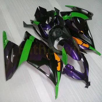 Custom+Screws Injection mold purple green motorcycle fairing for ZX300R EX300 2013 2014 EX-300
Custom+Screws Injection mold purple green motorcycle fairing for ZX300R EX300 2013 2014 EX-300
