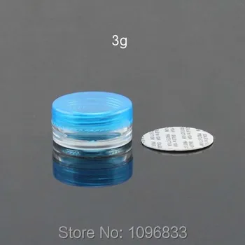 3ML 3g Blue Plastic Round Jars, Empty Round Box, 3G Round Containers, Cosmetic Sample Jars, Cosmetic Packaging Box, 50pcs/Lot
3ML 3g Blue Plastic Round Jars, Empty Round Box, 3G Round Containers, Cosmetic Sample Jars, Cosmetic Packaging Box, 50pcs/Lot