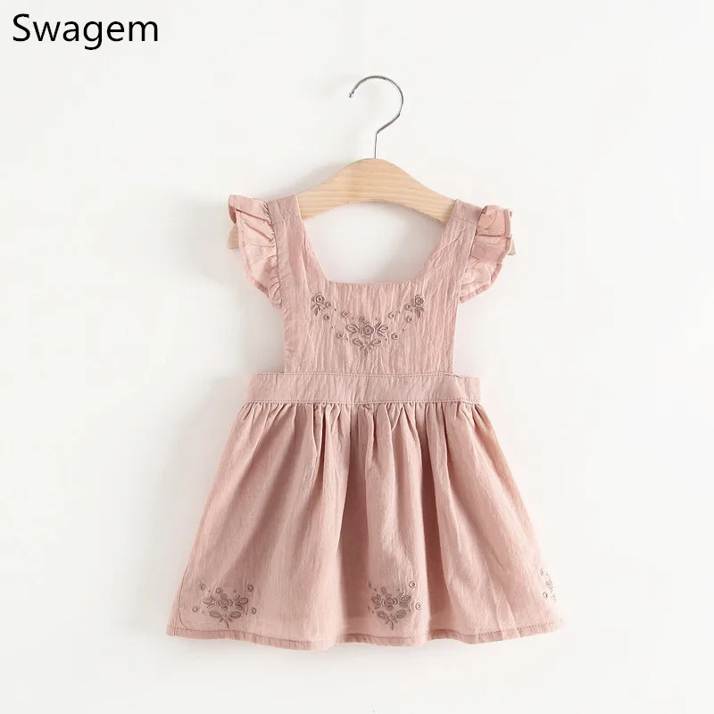 Summer Kids Dresses for Girls Flower Girls Embroidery Linen Dress Princess Girls Party Dress Costume Vestido D0580
Summer Kids Dresses for Girls Flower Girls Embroidery Linen Dress Princess Girls Party Dress Costume Vestido D0580