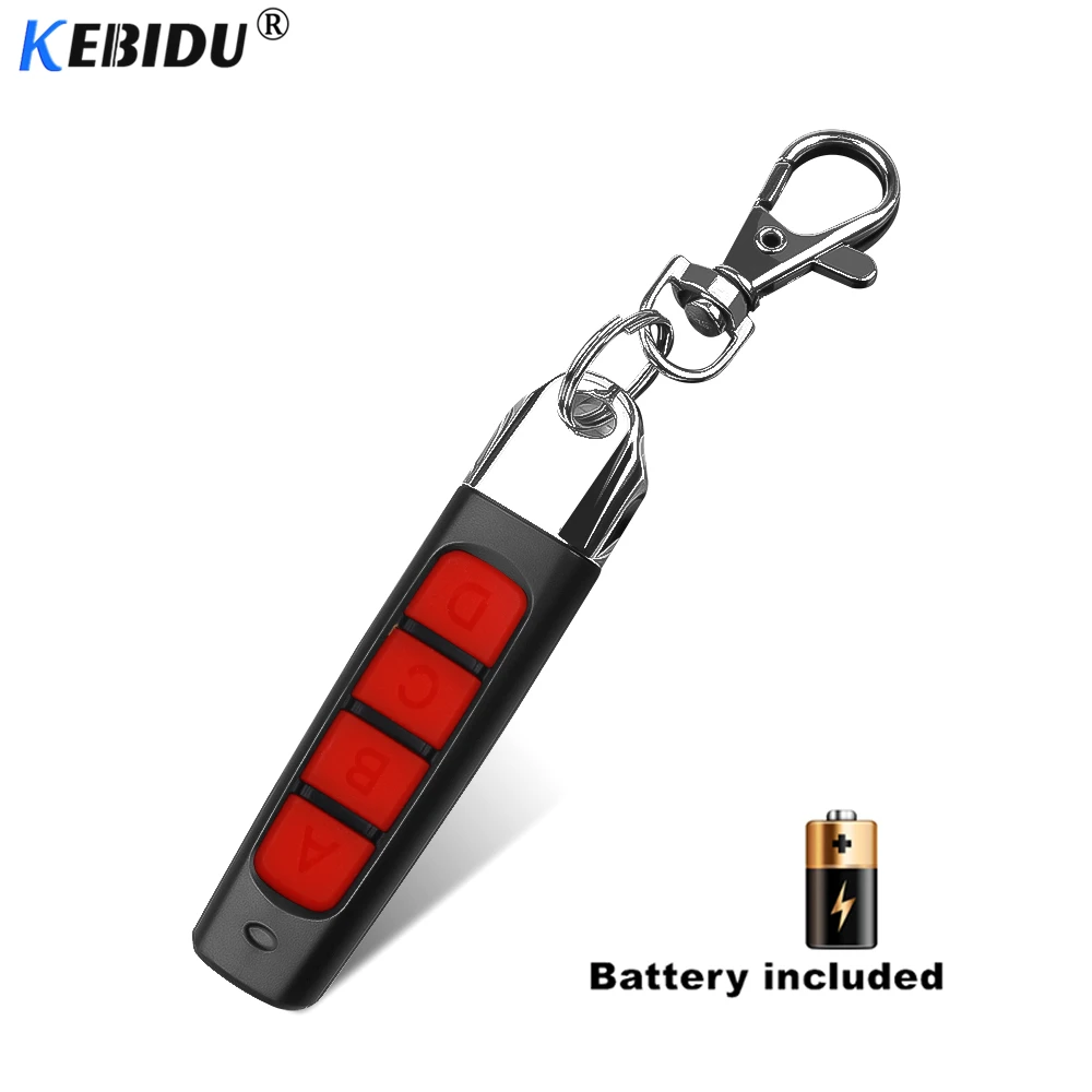 KEBIDU 4 Key Buttons Garage Gate Door Remote Control 433MHZ Auto Pair Copy Remote Garage Door Opener Remote Control Duplicator
KEBIDU 4 Key Buttons Garage Gate Door Remote Control 433MHZ Auto Pair Copy Remote Garage Door Opener Remote Control Duplicator