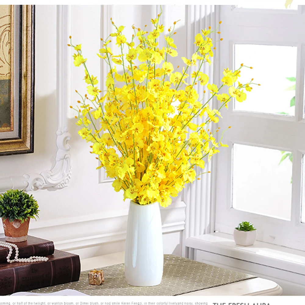 5pcs artificial dancing orchid bouquets&artificial Dancing Lady Orchid &artificial winter jasmine&artificial jasminum nudiflorum
5pcs artificial dancing orchid bouquets&artificial Dancing Lady Orchid &artificial winter jasmine&artificial jasminum nudiflorum