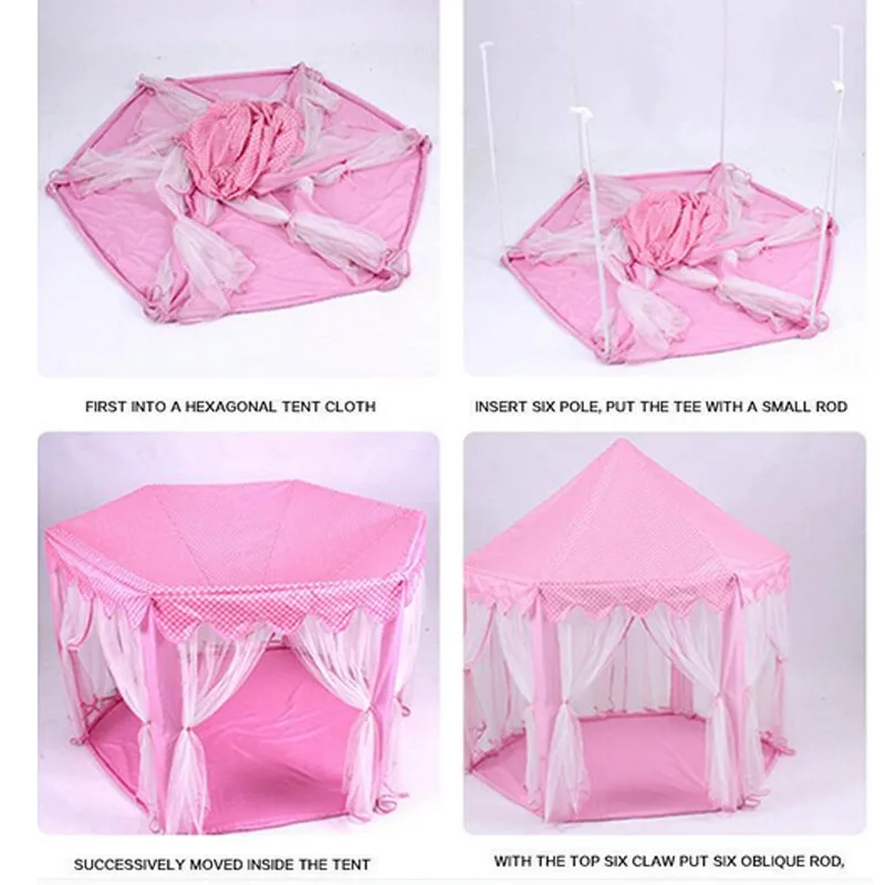 Portable Foldable Princess Castle Play Tent Children Fairy House Funny Indoor Outdoor Playhouse Beach Toys JT-Drop Ship
Portable Foldable Princess Castle Play Tent Children Fairy House Funny Indoor Outdoor Playhouse Beach Toys JT-Drop Ship