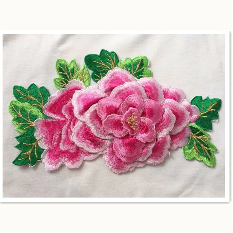 Ethnic Style 3d Peon Flower Iron On Patch Embroidered Patches Stickers Badge Appliques For Dance Cloth Cheongsam Diy Accessory
Ethnic Style 3d Peon Flower Iron On Patch Embroidered Patches Stickers Badge Appliques For Dance Cloth Cheongsam Diy Accessory