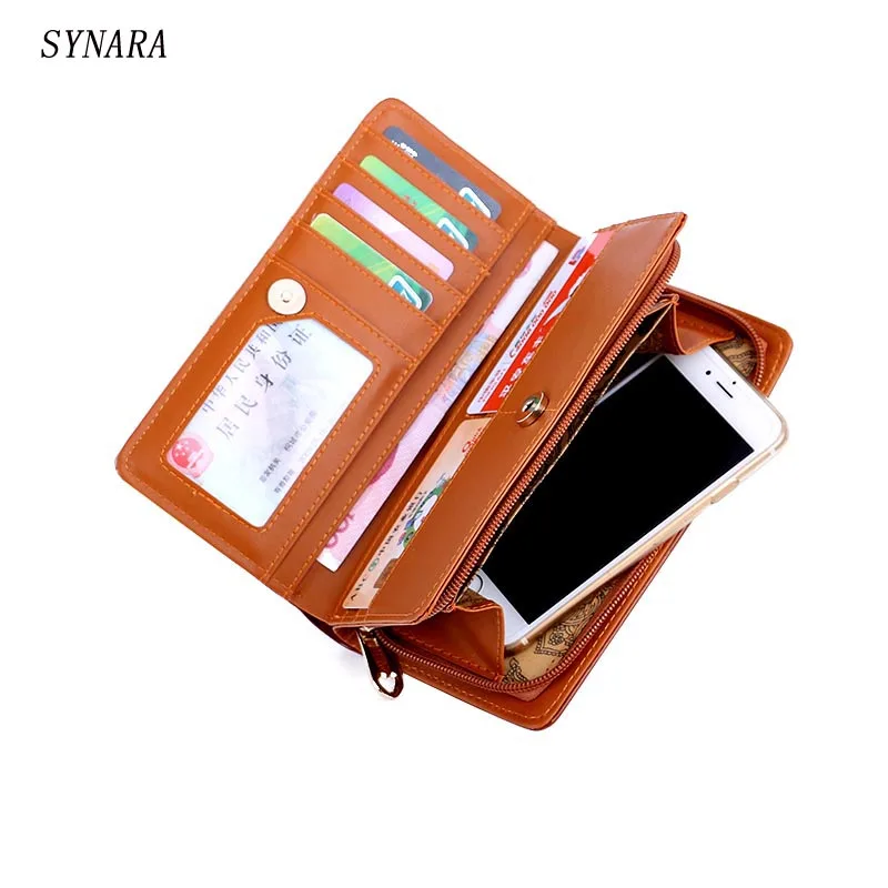 Ladies Leather Wallet Bow Women Wallets And Purses Female Large Zipper Long Vintage High Quality Leather Credit Card Lady
Ladies Leather Wallet Bow Women Wallets And Purses Female Large Zipper Long Vintage High Quality Leather Credit Card Lady