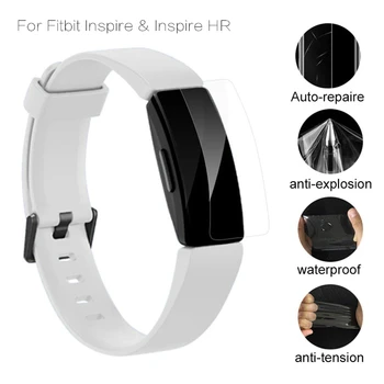 

For Fitbit Inspire HR Screen Protector Anti-scratch Soft TPU HD Ultra Clear Protective Film for Fitbit Inspire Cover Not Glass