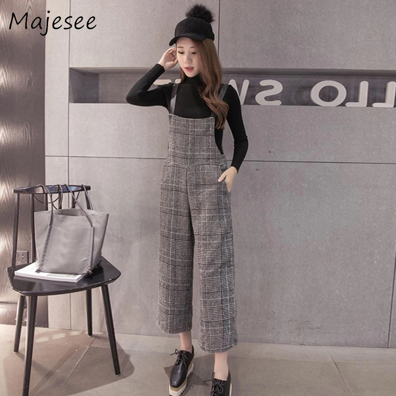 Jumpsuit Women Retro Plaid Long Womens Popular Pockets Female Casual Loose High Quality Females Trendy Students Daily Chic New
Jumpsuit Women Retro Plaid Long Womens Popular Pockets Female Casual Loose High Quality Females Trendy Students Daily Chic New