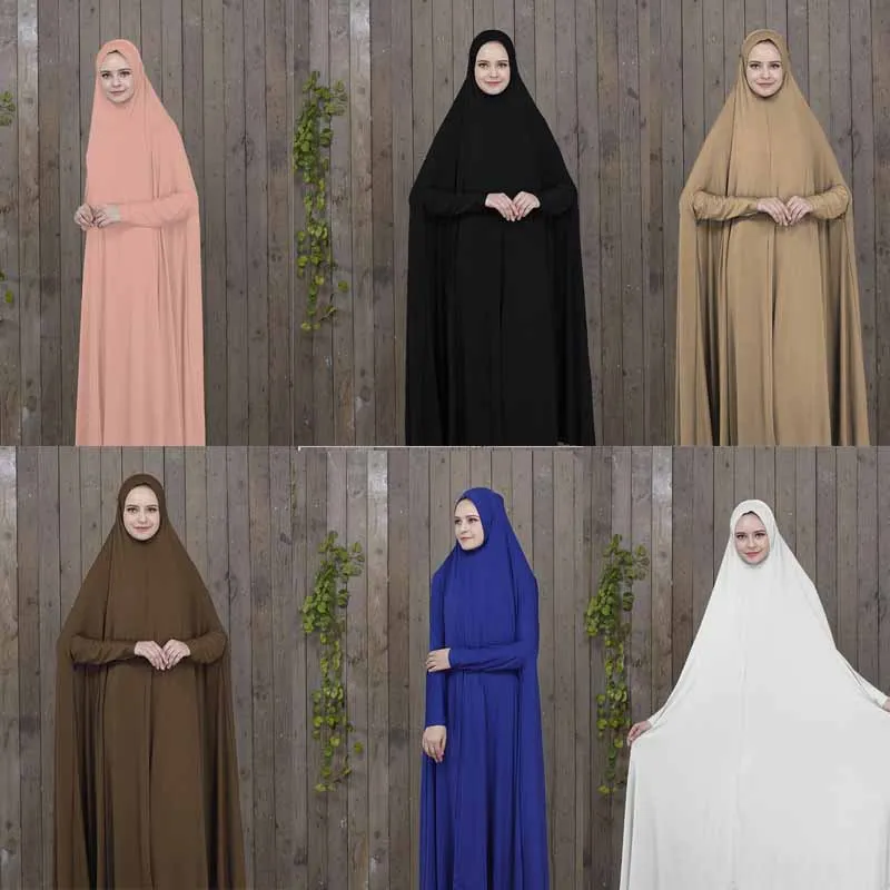 Prayer Clothing Black Kaftan With Hijab Dress Arabian Women Islamic Clothing Muslim Abaya Bat Robes Dubai Long Dresses For Veils
Prayer Clothing Black Kaftan With Hijab Dress Arabian Women Islamic Clothing Muslim Abaya Bat Robes Dubai Long Dresses For Veils