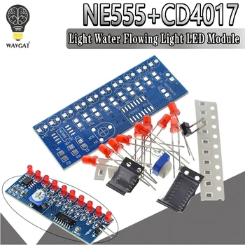 Smart Electronics Kits NE555+CD4017 Light Water Flowing Light LED Module DIY Kit Learn electronic principles, children's lab
Smart Electronics Kits NE555+CD4017 Light Water Flowing Light LED Module DIY Kit Learn electronic principles, children's lab