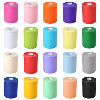 5 Rolls 6" x 100yards Tulle Spool Mesh Organza Roll Ribbon DIY Tutu Wedding Favour Party Gift Bow Craft Decoration 6" x 300'
5 Rolls 6" x 100yards Tulle Spool Mesh Organza Roll Ribbon DIY Tutu Wedding Favour Party Gift Bow Craft Decoration 6" x 300'