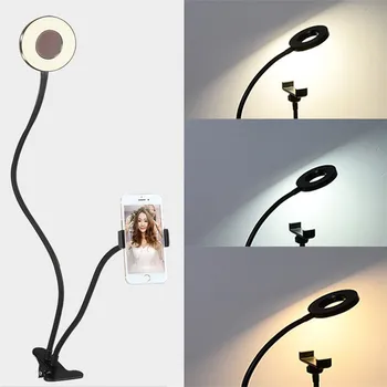 Tycipy Ring Light LED Photography Selfie Light Photo Studio 3 Colors Table Mini Monopod Clip Phone E-Clip For Xiaomi iPhone
Tycipy Ring Light LED Photography Selfie Light Photo Studio 3 Colors Table Mini Monopod Clip Phone E-Clip For Xiaomi iPhone