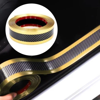 Sill 3cmx1m Replacement Truck SUV Anti-Collision Strip Front Carbon Fiber Gold Protector Edge Durable Practical
Sill 3cmx1m Replacement Truck SUV Anti-Collision Strip Front Carbon Fiber Gold Protector Edge Durable Practical