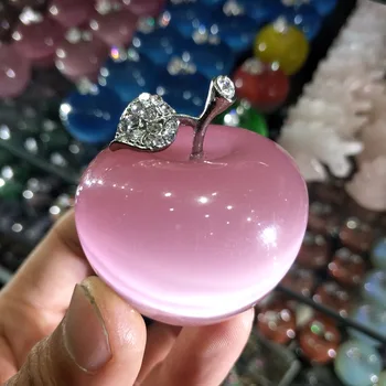 Cateye Quartz Apple Christmas Crystal Apples Figurine Alloy Leaf Paperweight Ornament for Christmas Festival Gift
Cateye Quartz Apple Christmas Crystal Apples Figurine Alloy Leaf Paperweight Ornament for Christmas Festival Gift