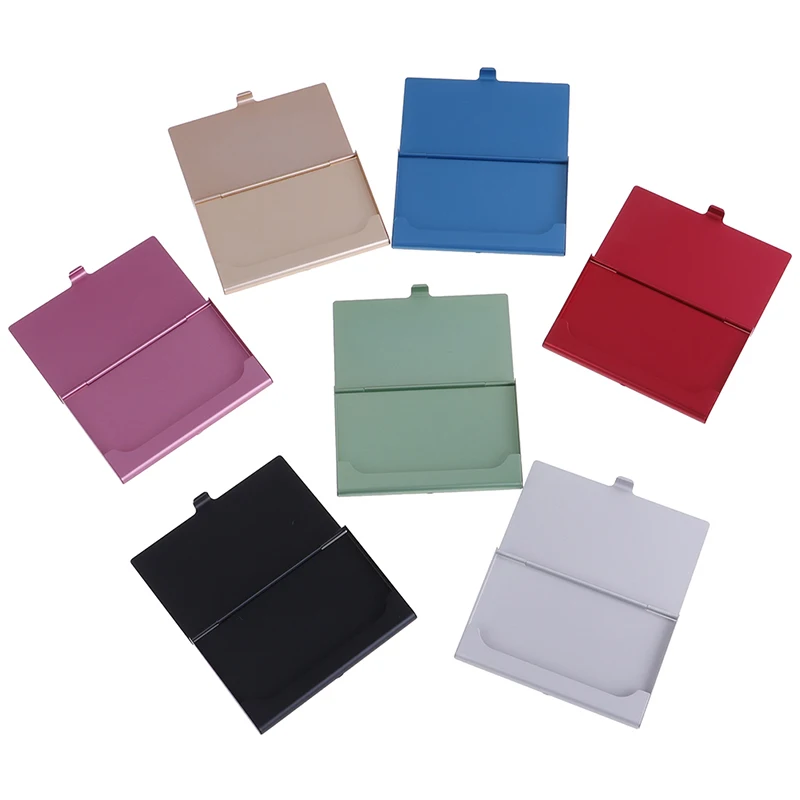 New Business card case Metal Box stainless steel Aluminum Holder Cover Credit Women Men business card holder card metal Wallet
New Business card case Metal Box stainless steel Aluminum Holder Cover Credit Women Men business card holder card metal Wallet