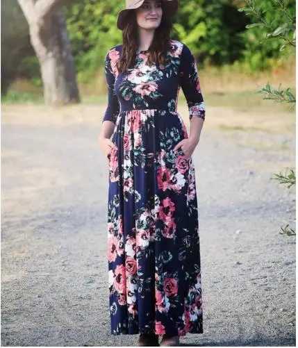 2018 Summer Autumn Long Dress Floral Print Beach Dress Tunic Maxi Dress Women Evening Party Dress Sundress
2018 Summer Autumn Long Dress Floral Print Beach Dress Tunic Maxi Dress Women Evening Party Dress Sundress