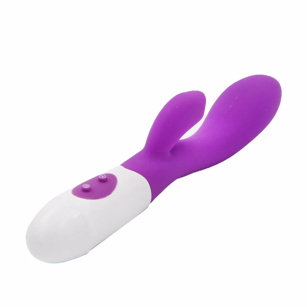 Mute 30 Functions Double Vibrators for Women Vibrating Clitoris Vagina Rabbit Dildo Vibrator Sex Toys for Woman Sex Machine