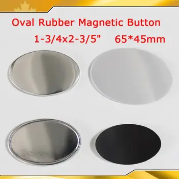 Oval 45x65mm 100 Sets NEW Professional Soft Rubber Magnetic Badge Button Maker Metal Back Button Supply Materials
Oval 45x65mm 100 Sets NEW Professional Soft Rubber Magnetic Badge Button Maker Metal Back Button Supply Materials