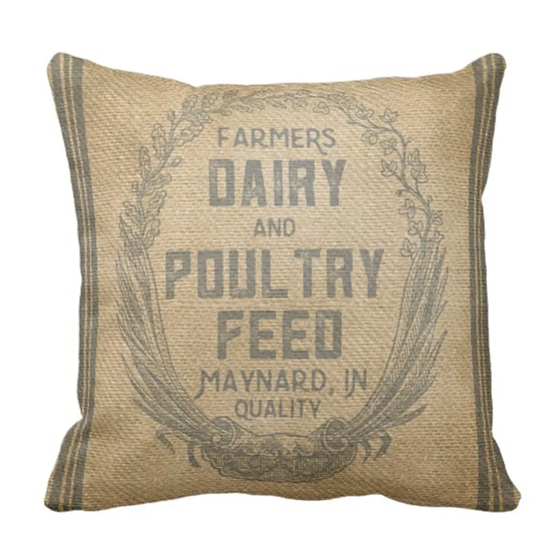 Throw Pillow Cover Vintage Burlap Feed Sack ative Pillow Case Home Square 16 x 16 Inch Cushion Pillowcase
Throw Pillow Cover Vintage Burlap Feed Sack ative Pillow Case Home Square 16 x 16 Inch Cushion Pillowcase