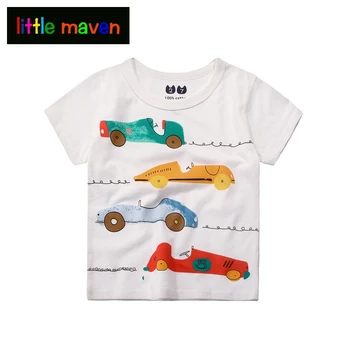 Summer T-shirt for Boys Car Print White Tops Tees Brand Cotton Children's Clothing for Girls Baby Kids Clothes in 2-10 Years
Summer T-shirt for Boys Car Print White Tops Tees Brand Cotton Children's Clothing for Girls Baby Kids Clothes in 2-10 Years