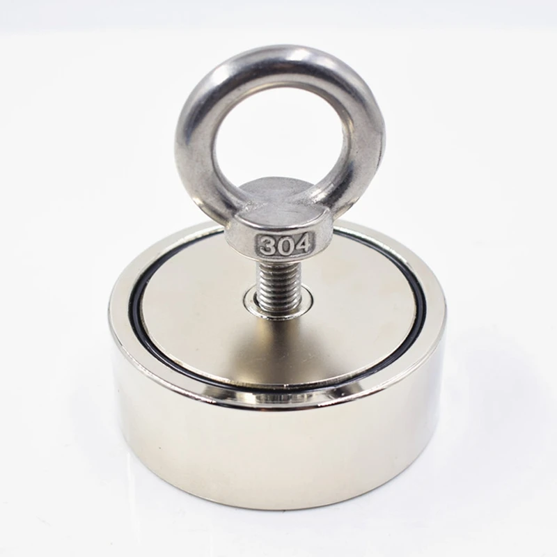 D74x28Mm Strong Neodymium Magnet Double Side Search Magnet Hook Super Power Salvage Fishing Magnetic 150Kgx2 Stell Cup Holder
D74x28Mm Strong Neodymium Magnet Double Side Search Magnet Hook Super Power Salvage Fishing Magnetic 150Kgx2 Stell Cup Holder
