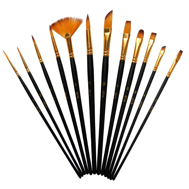 yooap Watercolor gouache oil brush 12 sets Art painting pen nylon hair brush watercolor brushes Nylon Wood
yooap Watercolor gouache oil brush 12 sets Art painting pen nylon hair brush watercolor brushes Nylon Wood