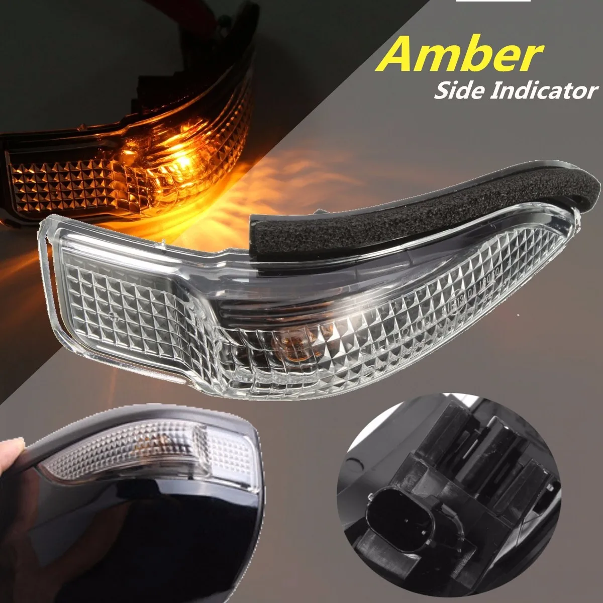 12V Car Driver Right Rear View Mirror LED Side Turn Signal Indicator Lights Amber For Toyota Yaris 2012 2013 2014 2015 2016
12V Car Driver Right Rear View Mirror LED Side Turn Signal Indicator Lights Amber For Toyota Yaris 2012 2013 2014 2015 2016