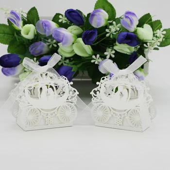 50pcs/lot Wedding Paper Candy Box Carriage Wedding Favors Gift Box Chocolate Box for Guests Party Supplies Wedding Decoration
50pcs/lot Wedding Paper Candy Box Carriage Wedding Favors Gift Box Chocolate Box for Guests Party Supplies Wedding Decoration