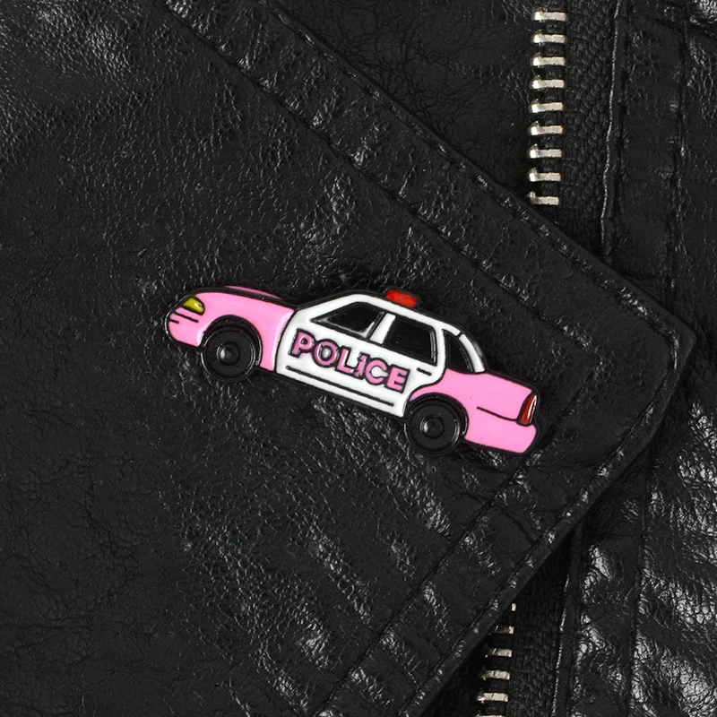 The Cop Police Pink Car Brooches Backpack Badges Hard enamel lapel pin Hat Bag Jeans Pins Cool Brooches for men women
The Cop Police Pink Car Brooches Backpack Badges Hard enamel lapel pin Hat Bag Jeans Pins Cool Brooches for men women