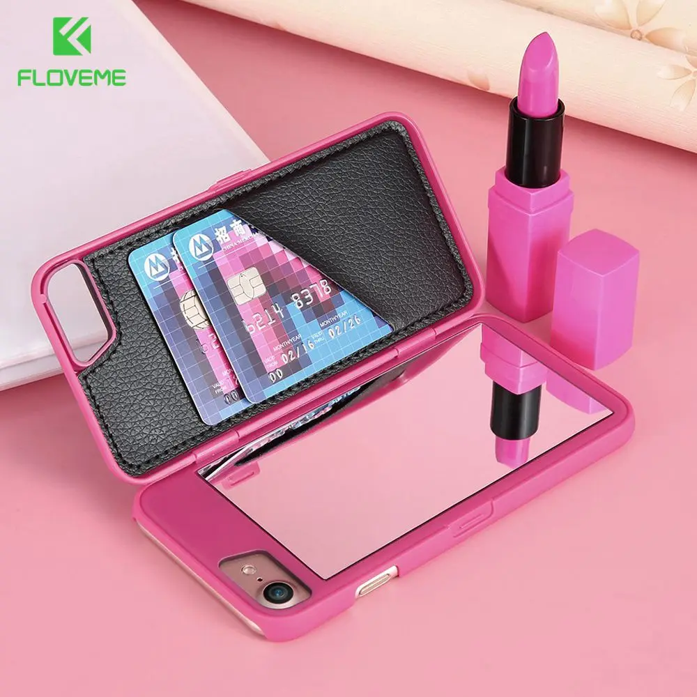 FLOVEME Clip Card Holder Mirror Phone Case For iPhone XS Max XR 7 8 Plus Protective Cover Case For iPhone 6 6s Plus 7 8 Coque
FLOVEME Clip Card Holder Mirror Phone Case For iPhone XS Max XR 7 8 Plus Protective Cover Case For iPhone 6 6s Plus 7 8 Coque