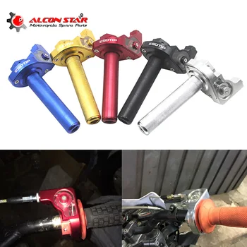 Alconstar- 22mm Motorcycle Throttle Twist Grips CNC Aluminum Grip Accelerator Moped Scooter Dirt Bike Pitbike ATV 50cc- 350cc
Alconstar- 22mm Motorcycle Throttle Twist Grips CNC Aluminum Grip Accelerator Moped Scooter Dirt Bike Pitbike ATV 50cc- 350cc