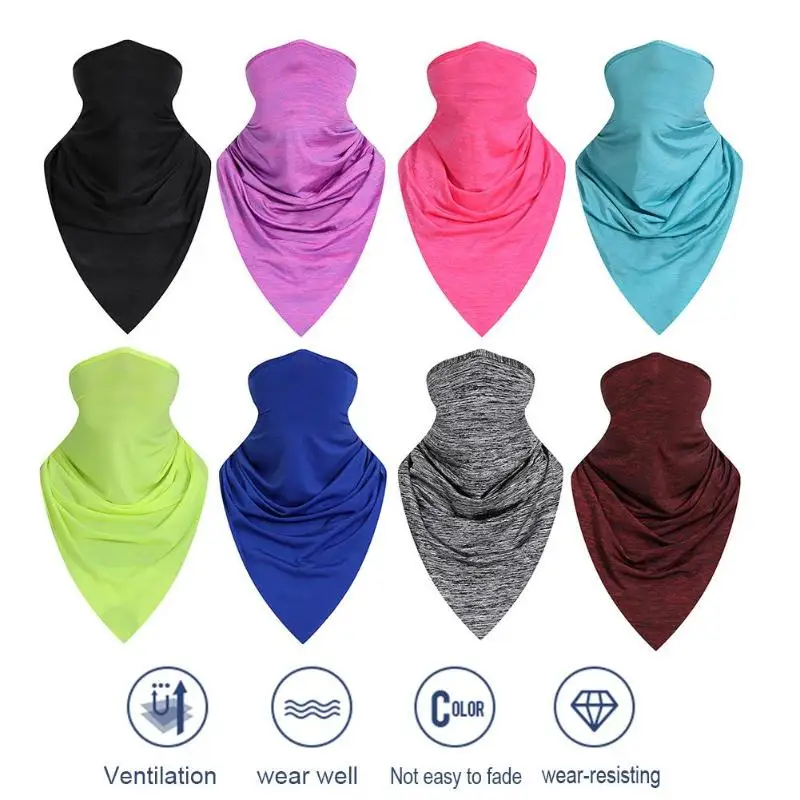 Summer Outdoor Sports Cycling Triangle Bandana Sun Protection Breathable Neck Scarf Face Mask Cycling Face Mask
Summer Outdoor Sports Cycling Triangle Bandana Sun Protection Breathable Neck Scarf Face Mask Cycling Face Mask