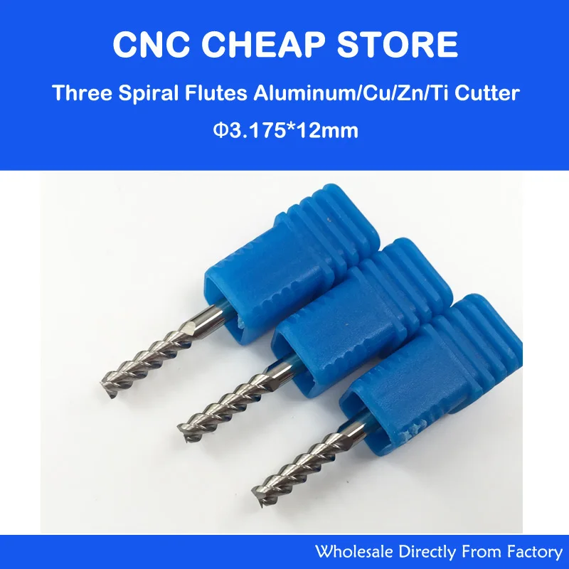 5pcs 3.175*12mm 3F Three Flutes Carbide Cutters HRC55 End Mill Cutting CNC Router Tool Bits Engraving Tools Cutting Aluminum
5pcs 3.175*12mm 3F Three Flutes Carbide Cutters HRC55 End Mill Cutting CNC Router Tool Bits Engraving Tools Cutting Aluminum