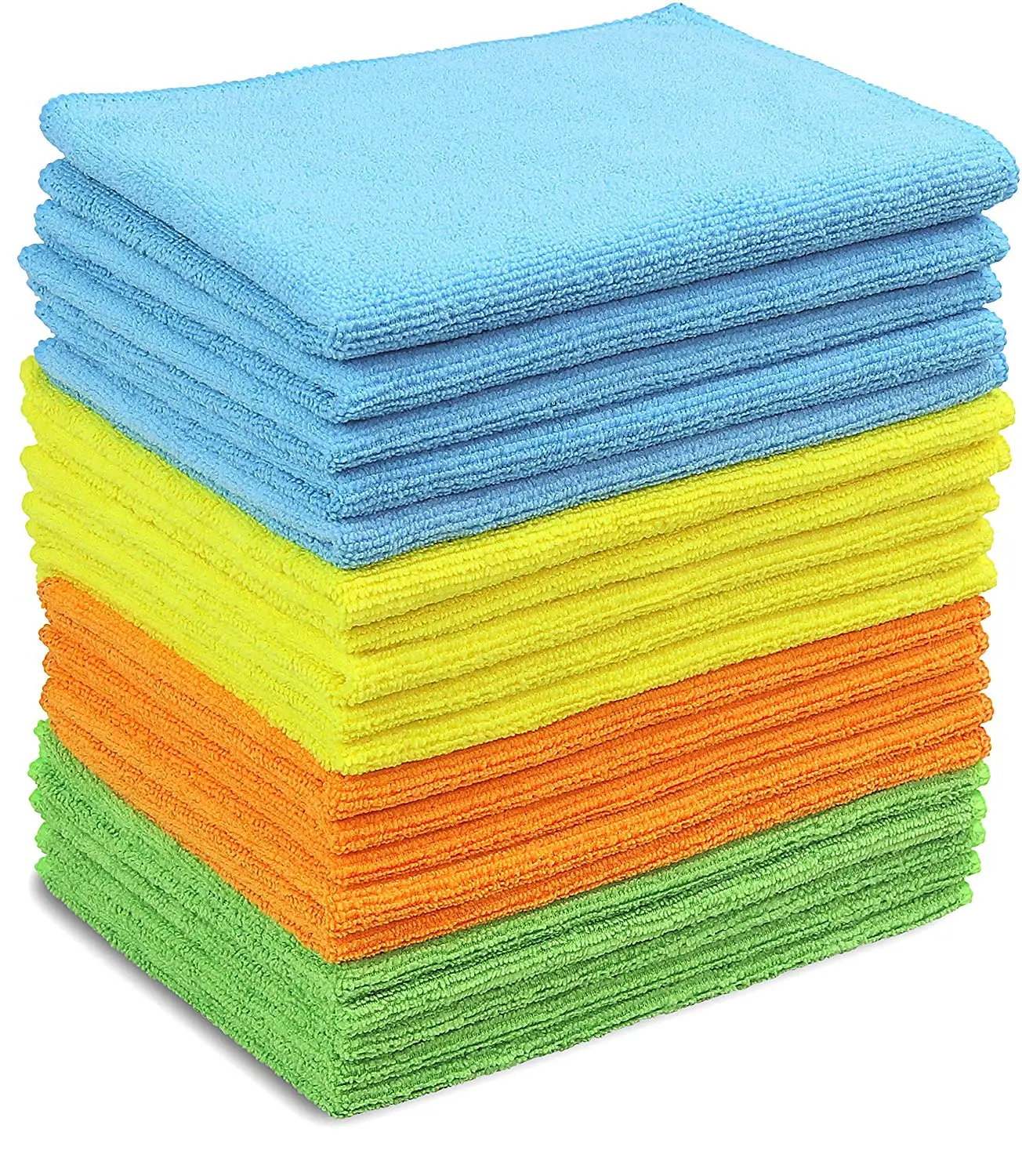 4 Color Pack Microfiber Clothes Cleaning Supplies Micro Fiber Cleaning Towels, Chemical Free Kitchen Towel, Clean Windows & Cars
4 Color Pack Microfiber Clothes Cleaning Supplies Micro Fiber Cleaning Towels, Chemical Free Kitchen Towel, Clean Windows & Cars