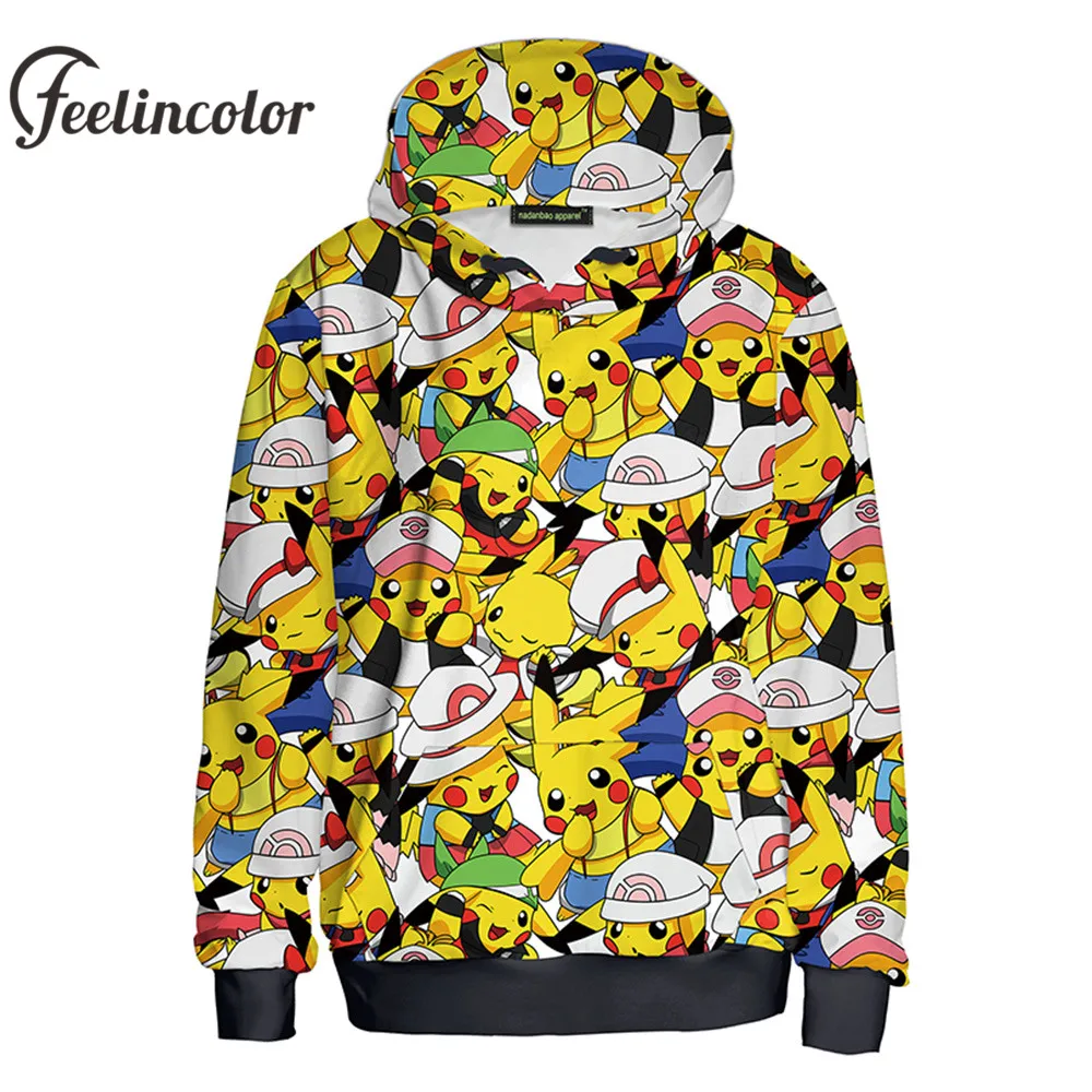 Feelincolor Autumn Winter Sweatshirt Unicorn 3D Printed Cartoon Fashion Style Hoodies Pokemon Hooded streetwear hoody
Feelincolor Autumn Winter Sweatshirt Unicorn 3D Printed Cartoon Fashion Style Hoodies Pokemon Hooded streetwear hoody