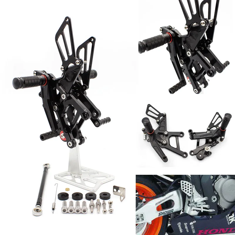 CNC Del Motociclo Pedane Regolabili Posteriori Set Spina Del Piede For Honda CBR CBR125 CBR150 150 125 2011-2015
CNC Del Motociclo Pedane Regolabili Posteriori Set Spina Del Piede For Honda CBR CBR125 CBR150 150 125 2011-2015