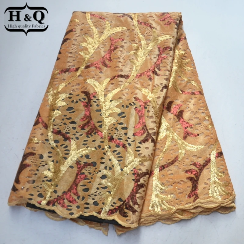 New arrival African lace fabrics with Sequins and Stones Net lace patchwork High quality Velvet lace fabric for Garment Dresses 
New arrival African lace fabrics with Sequins and Stones Net lace patchwork High quality Velvet lace fabric for Garment Dresses