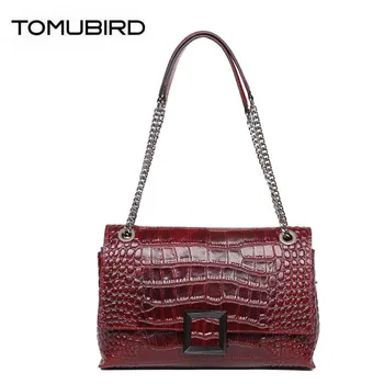 TOMUBIRD 2020 new Cowhide women genuine leather bag designer chains handbags Crocodile pattern fashion luxury leather bag
TOMUBIRD 2020 new Cowhide women genuine leather bag designer chains handbags Crocodile pattern fashion luxury leather bag