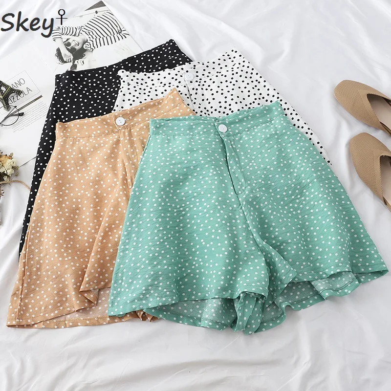 Summer Zipper Button Bow Polka Dot Hot Shorts Women Elegant Slim Wide Leg Shorts Casual Loose High Waist Boho Beach Dot Shorts
Summer Zipper Button Bow Polka Dot Hot Shorts Women Elegant Slim Wide Leg Shorts Casual Loose High Waist Boho Beach Dot Shorts