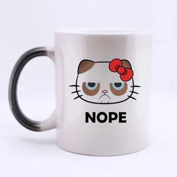 Funny Unhappy Kitty NO Heat Color Changing Mug Magic Coffee Mug Ceramic/11 Oz Morphing Mug - Best Gift For Birthday,Christmas An
Funny Unhappy Kitty NO Heat Color Changing Mug Magic Coffee Mug Ceramic/11 Oz Morphing Mug - Best Gift For Birthday,Christmas An