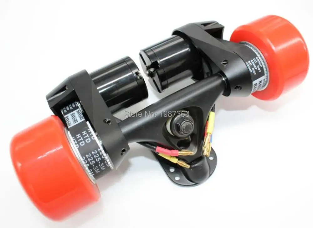 

Electric Longboard skateboard Conversion Kit Rear Truck With Two Motor - Belt Drive dual motor drive