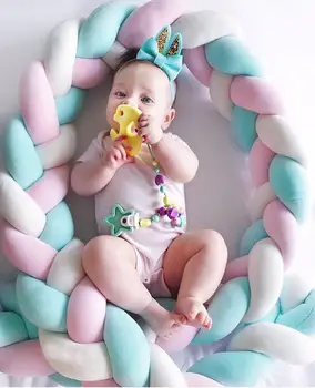 1Pcs 2M Baby Handmade Newborn Bed Bumper Long Knotted Braid Pillow Baby Bed Bumper Knot Crib Infant Room Decor
1Pcs 2M Baby Handmade Newborn Bed Bumper Long Knotted Braid Pillow Baby Bed Bumper Knot Crib Infant Room Decor